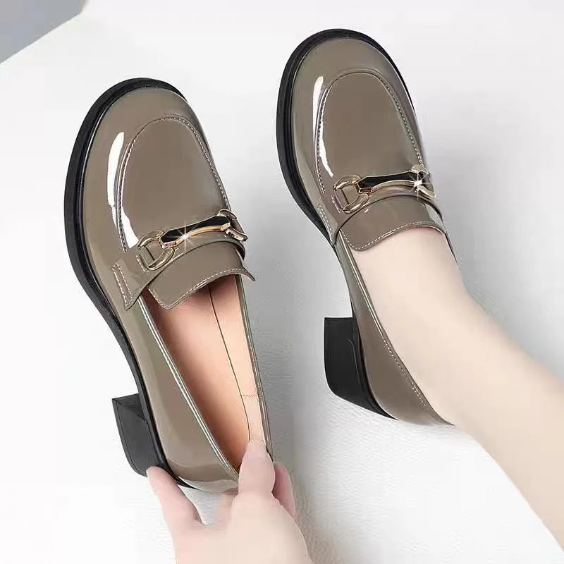 Damen Elegante und bequeme Pumps mit modischem Schnallen-Design