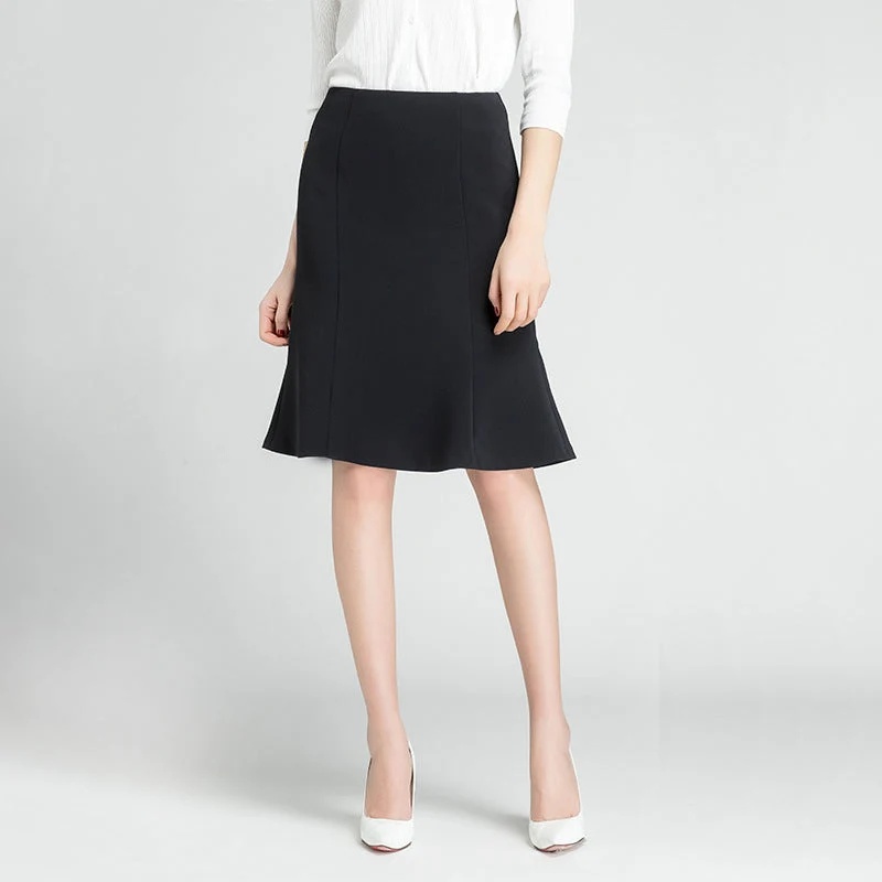 Damen Schwingender Midi-Rock mit eleganter Passform