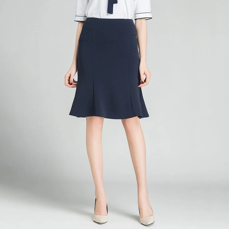 Damen Schwingender Midi-Rock mit eleganter Passform
