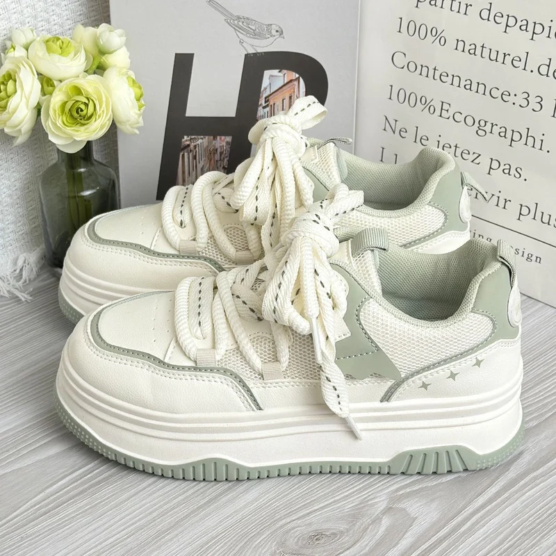 Damen Sportliche Sneaker mit dicker Sohle Nord Taschen
