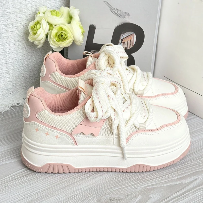 Damen Sportliche Sneaker mit dicker Sohle Nord Taschen