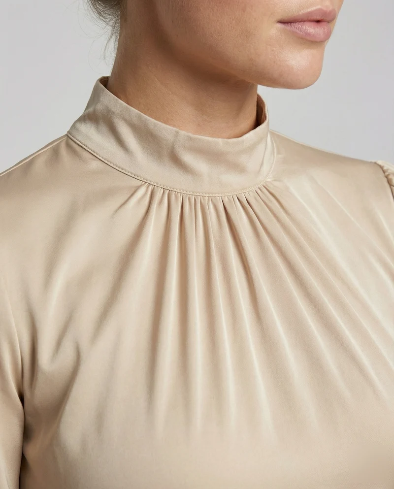 Damen Elegante Wickel-Taillenband Midikleid