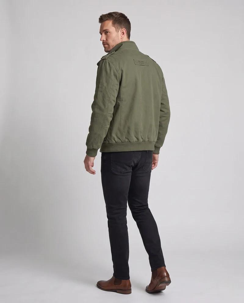Herren-Feldjacke mit komplettem Teddy-Futter, Stehkragen und Klappentaschen Nord Taschen