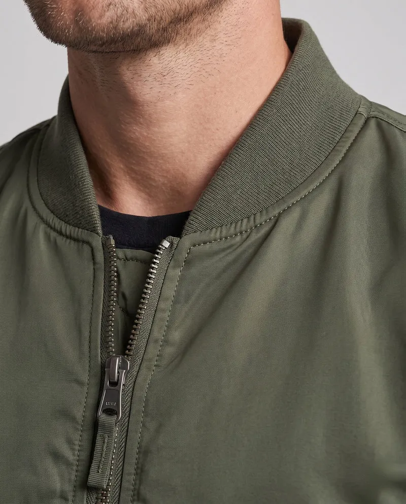 Herren Utility Style Bomberjacke mit Sleeve Organizer und Reißverschlusstaschen Nord Taschen