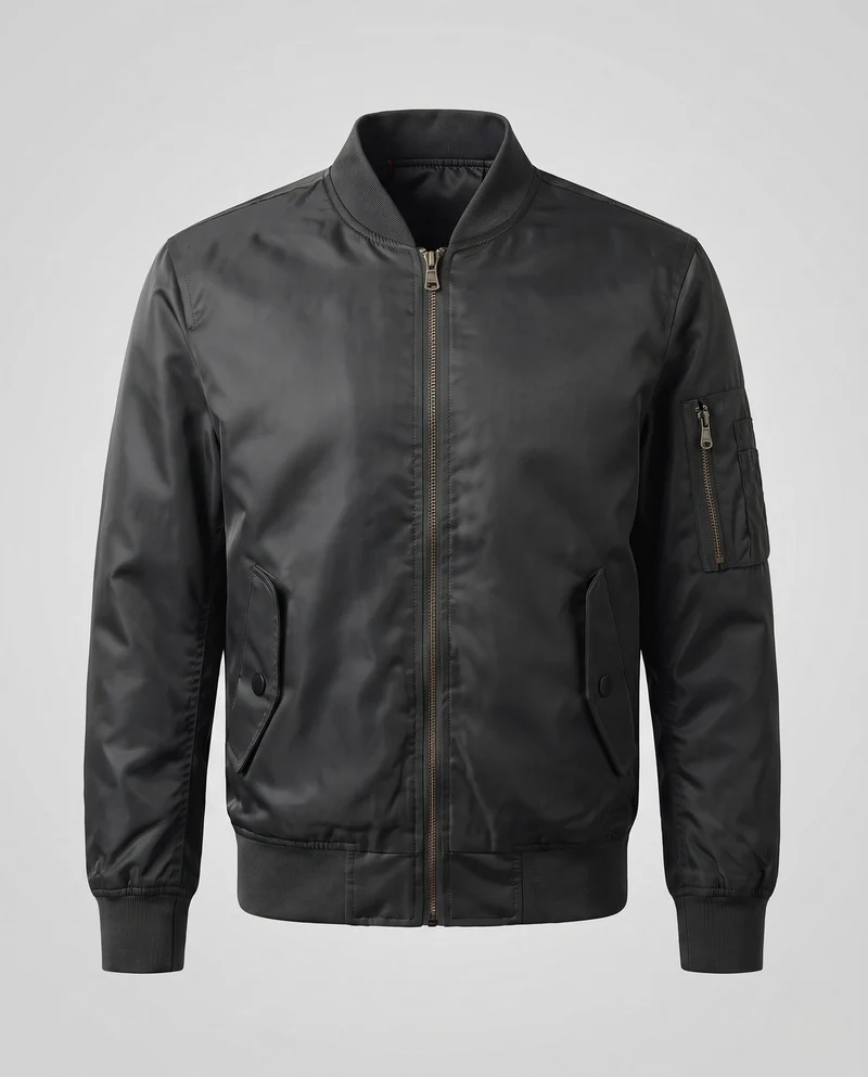 Männer gesteppte Bomberjacke im Aviator-Look Nord Taschen