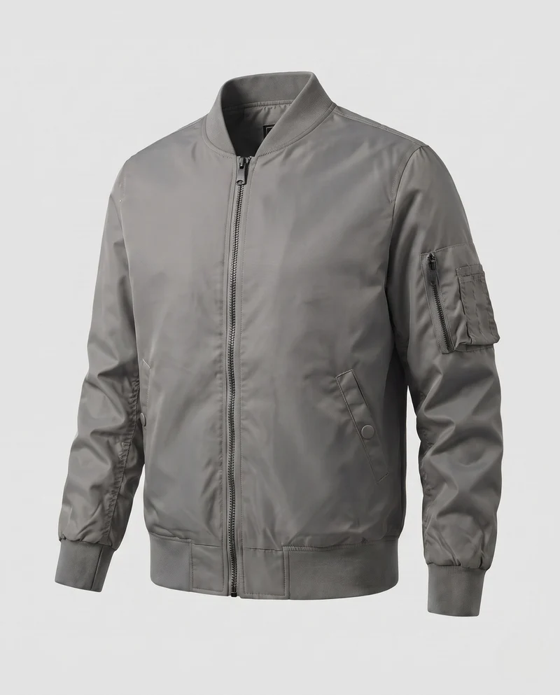Herren gepolsterte Bomberjacke im Aviator-Stil mit Sleeve Utility Pocket und gepolstertem Thermofutter Nord Taschen