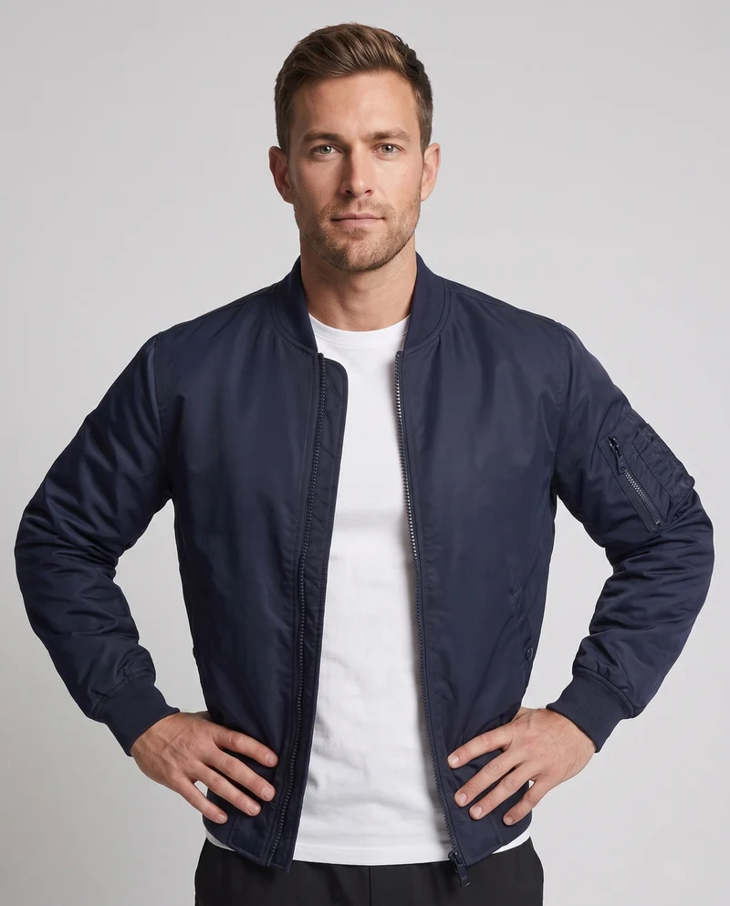 Herren gepolsterte Bomberjacke mit Utility-Armpocket und wärmender thermischer Isolierung Nord Taschen