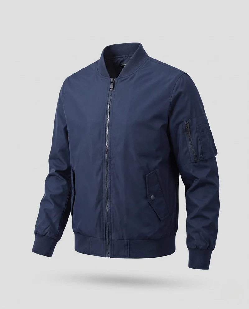 Herren gepolsterte Bomberjacke mit Utility-Armpocket und wärmender thermischer Isolierung Nord Taschen