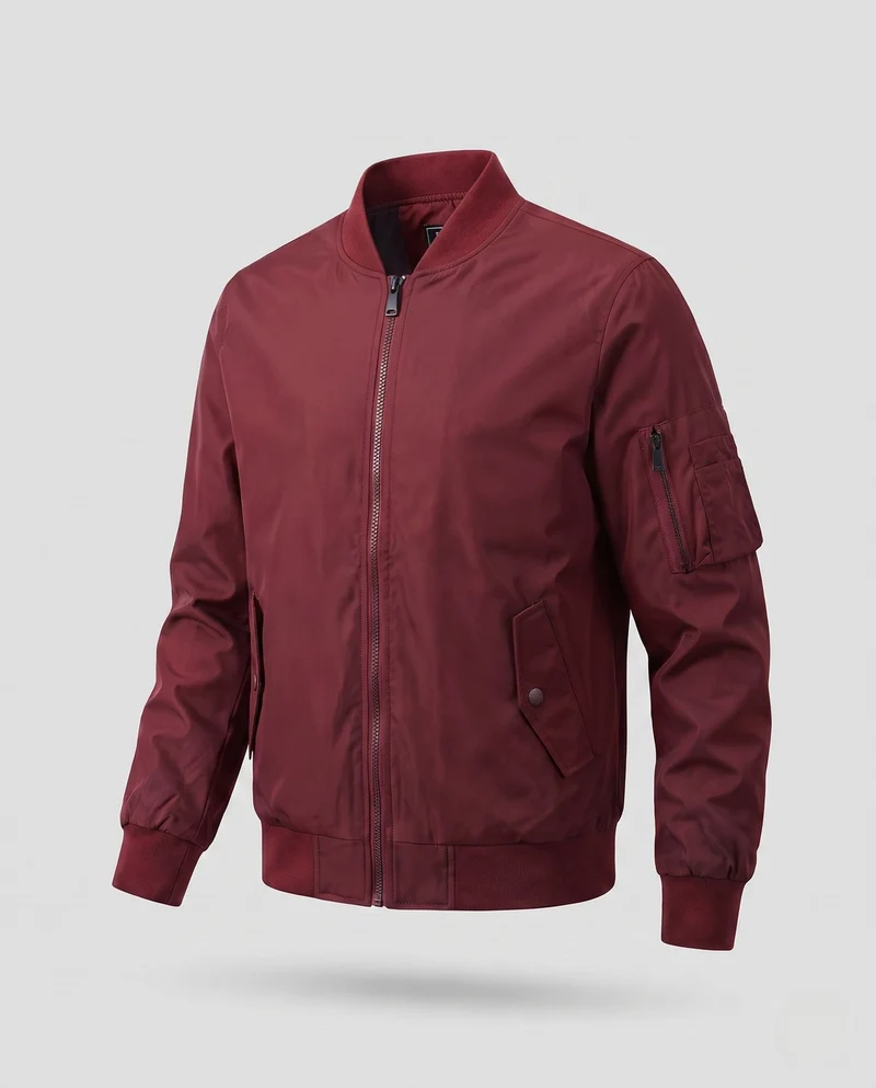Herren gepolsterte Bomberjacke mit Utility-Armpocket und wärmender thermischer Isolierung Nord Taschen