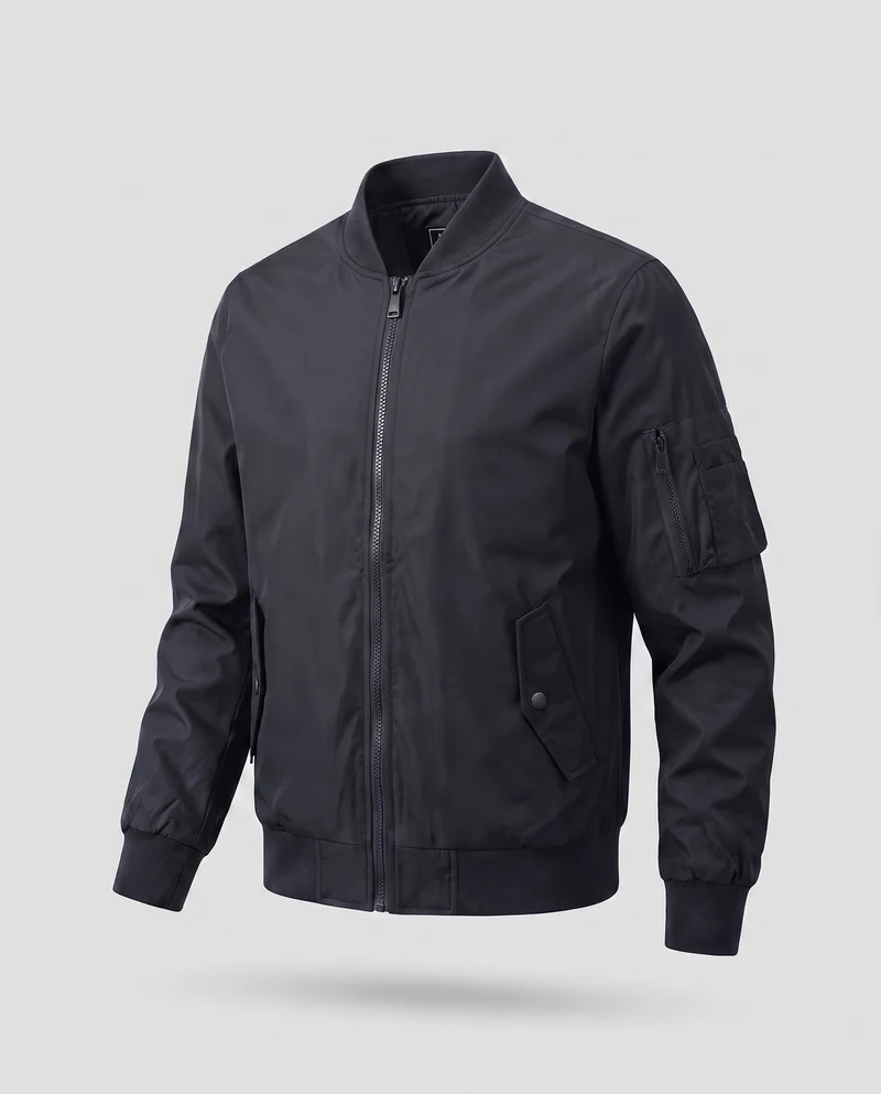 Herren gepolsterte Bomberjacke mit Utility-Armpocket und wärmender thermischer Isolierung Nord Taschen