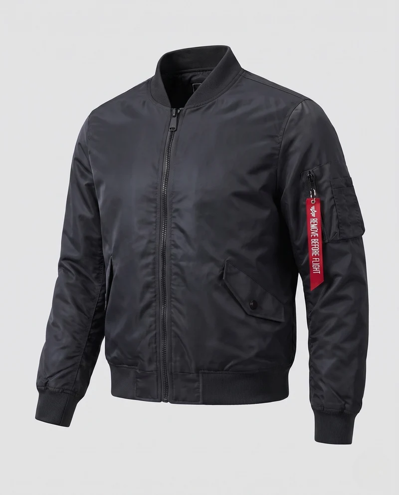 Herren gepolsterte Flieger Bomber mit gesteppter Thermo-Auskleidung Nord Taschen