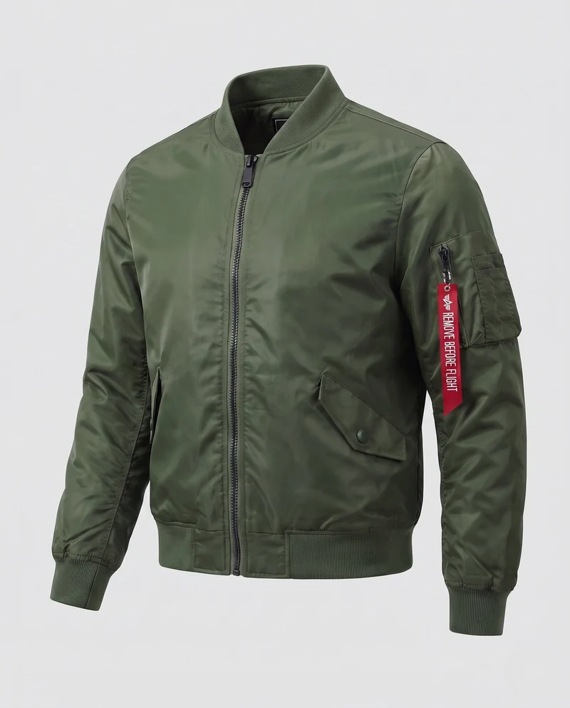 Herren gepolsterte Flieger Bomber mit gesteppter Thermo-Auskleidung Nord Taschen