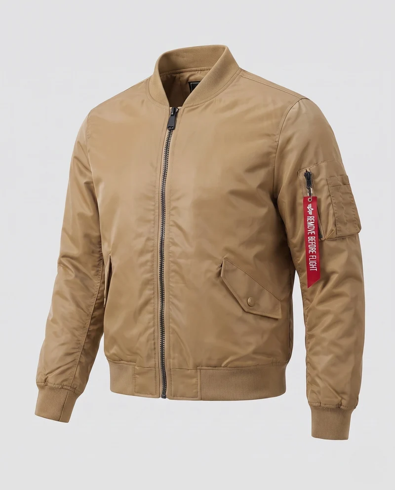 Herren gepolsterte Flieger Bomber mit gesteppter Thermo-Auskleidung Nord Taschen