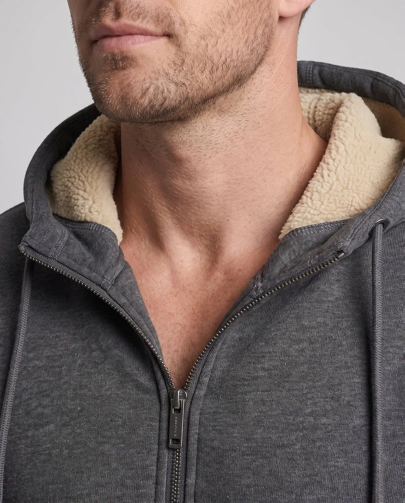 Herren Hoodie Sweat Set mit Teddyfutter, Reißverschlusstaschen und elastischem Bund Nord Taschen