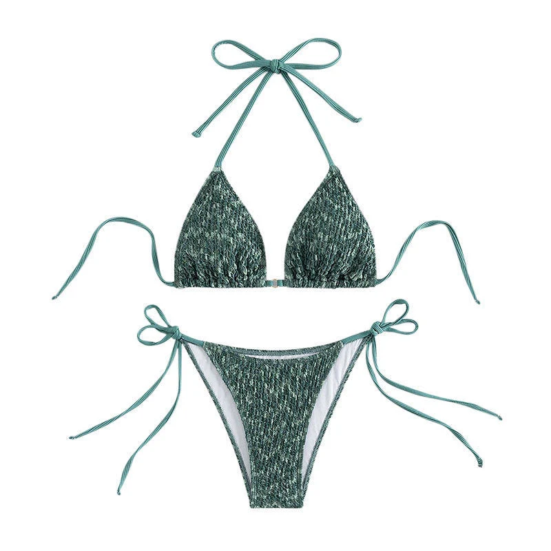 Damen Triangel-Bikini mit verspieltem Knotendesign Nord Taschen