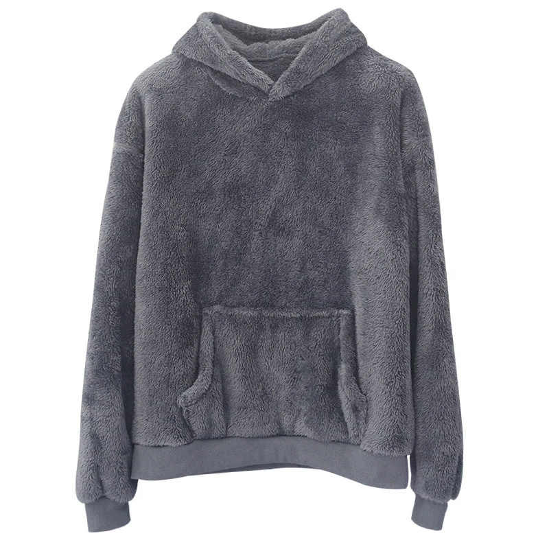 Herren kuscheliger Fleece-Hoodie