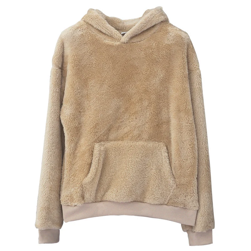 Herren kuscheliger Fleece-Hoodie