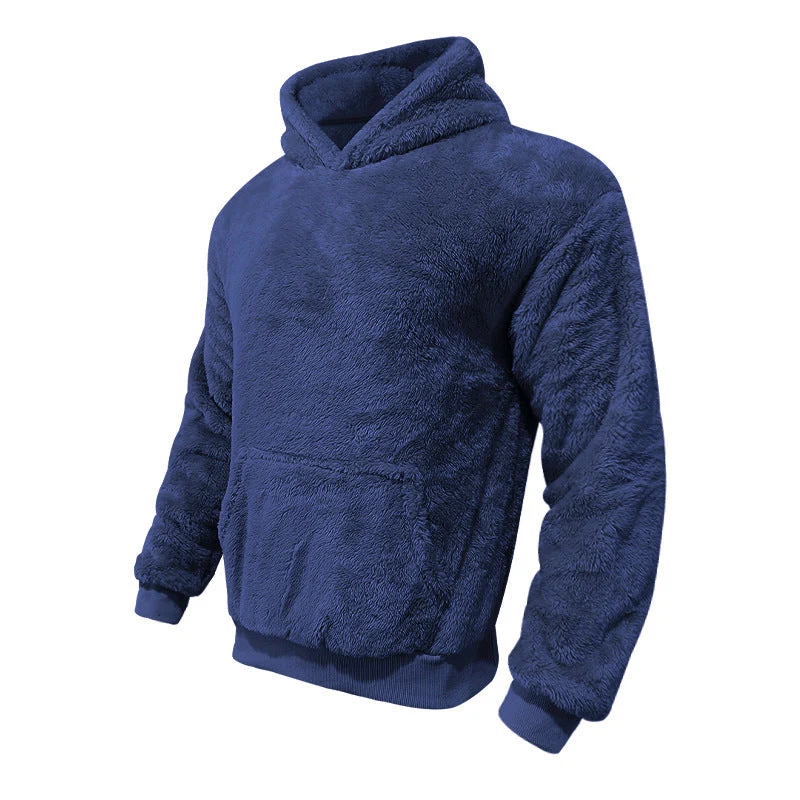Herren kuscheliger Fleece-Hoodie