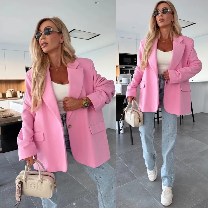 Damen lässiger Oversized Blazer