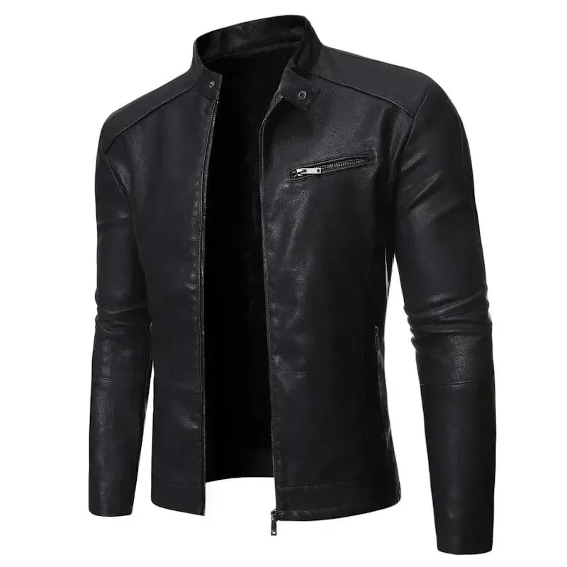 Slim Fit Motorradjacke für Herren