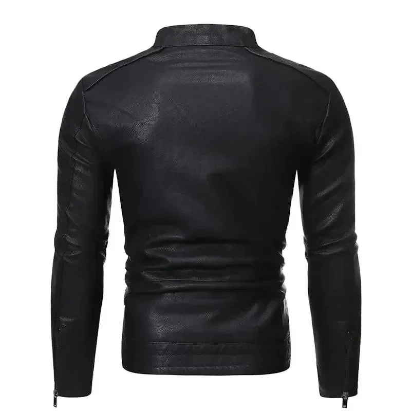 Slim Fit Motorradjacke für Herren