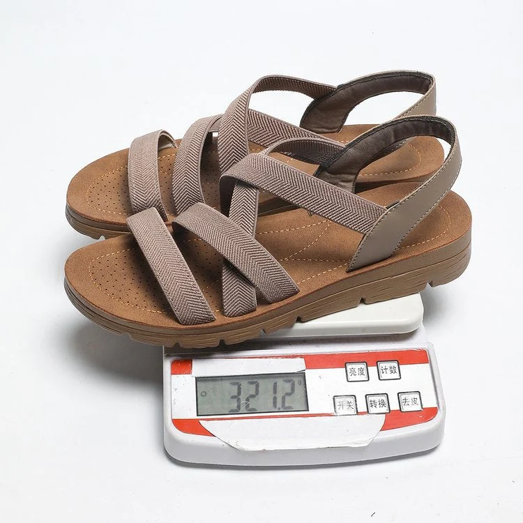 Damen Komfortable Slingback-Sandaletten mit verstellbarem Riemendesign und anatomischem Fußbett Nord Taschen