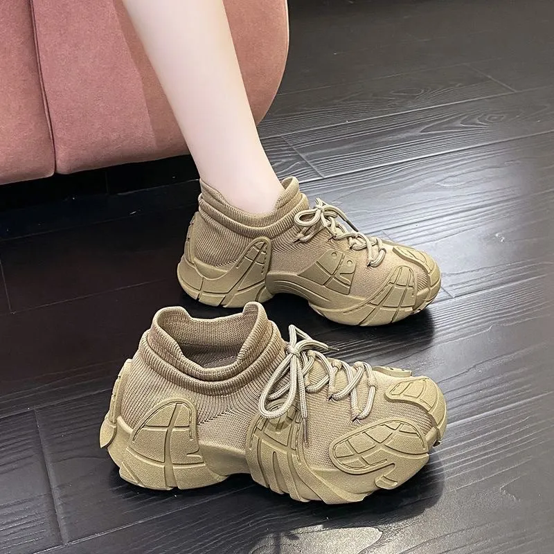 Damen bequeme Chunky Sneakers im modernen Design Nord Taschen
