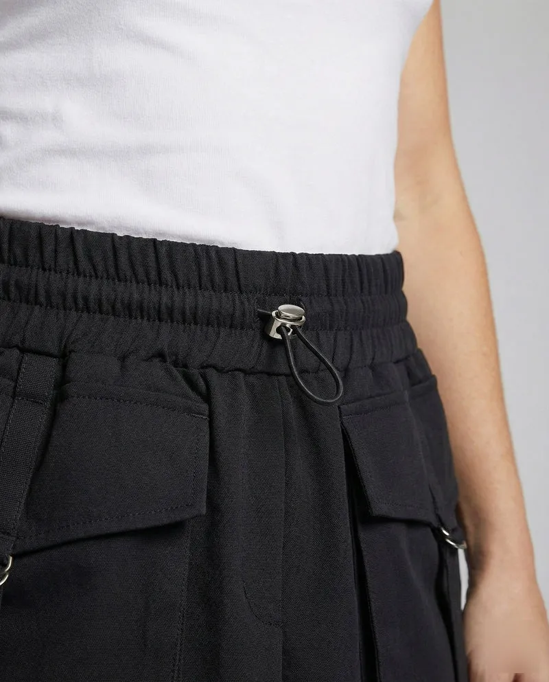 Damen Utility-Minirock mit D-Ring-Details