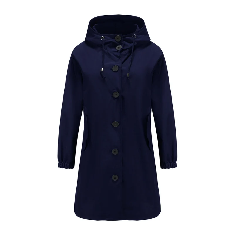Damen Wasserdichte Regenjacke Mit Kapuze