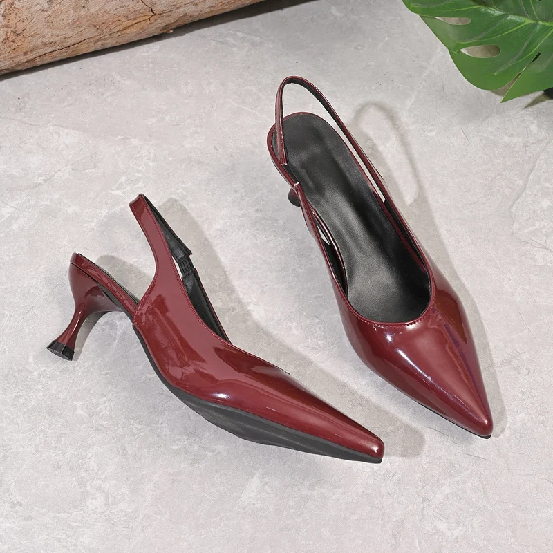 Damen Slingback Pumps mit elegantem spitzen Design und bequemer Fußbettgestaltung Nord Taschen