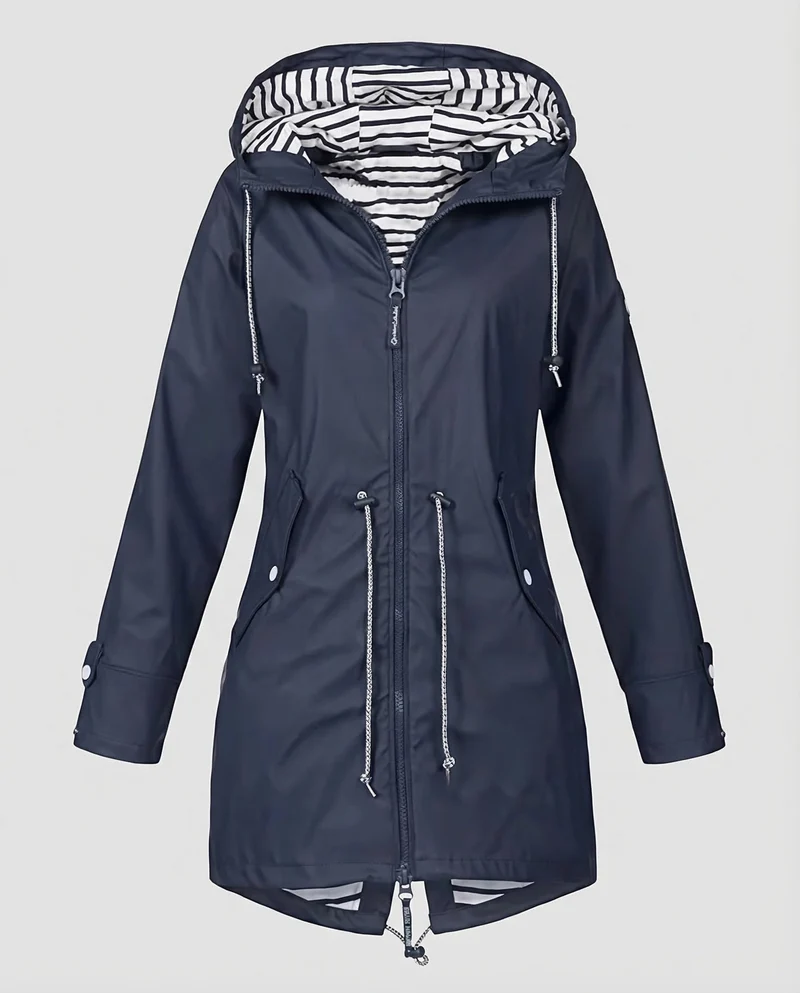Damen Stylischer Mantel mit Kapuze & Atmungsaktiv