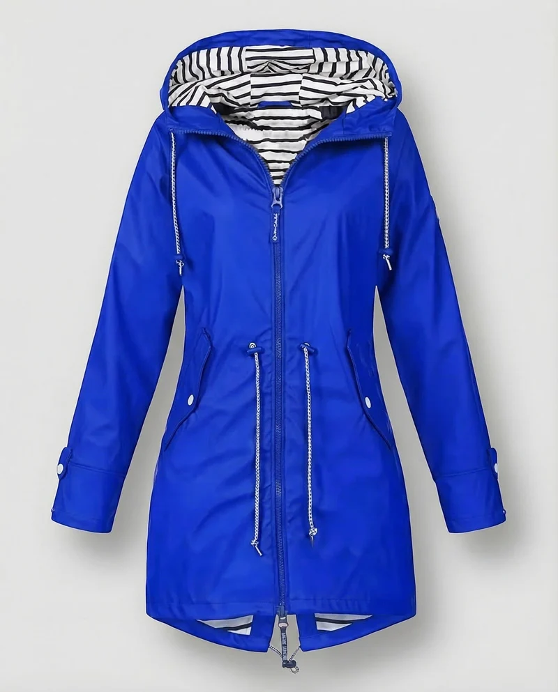 Damen Stylischer Mantel mit Kapuze & Atmungsaktiv