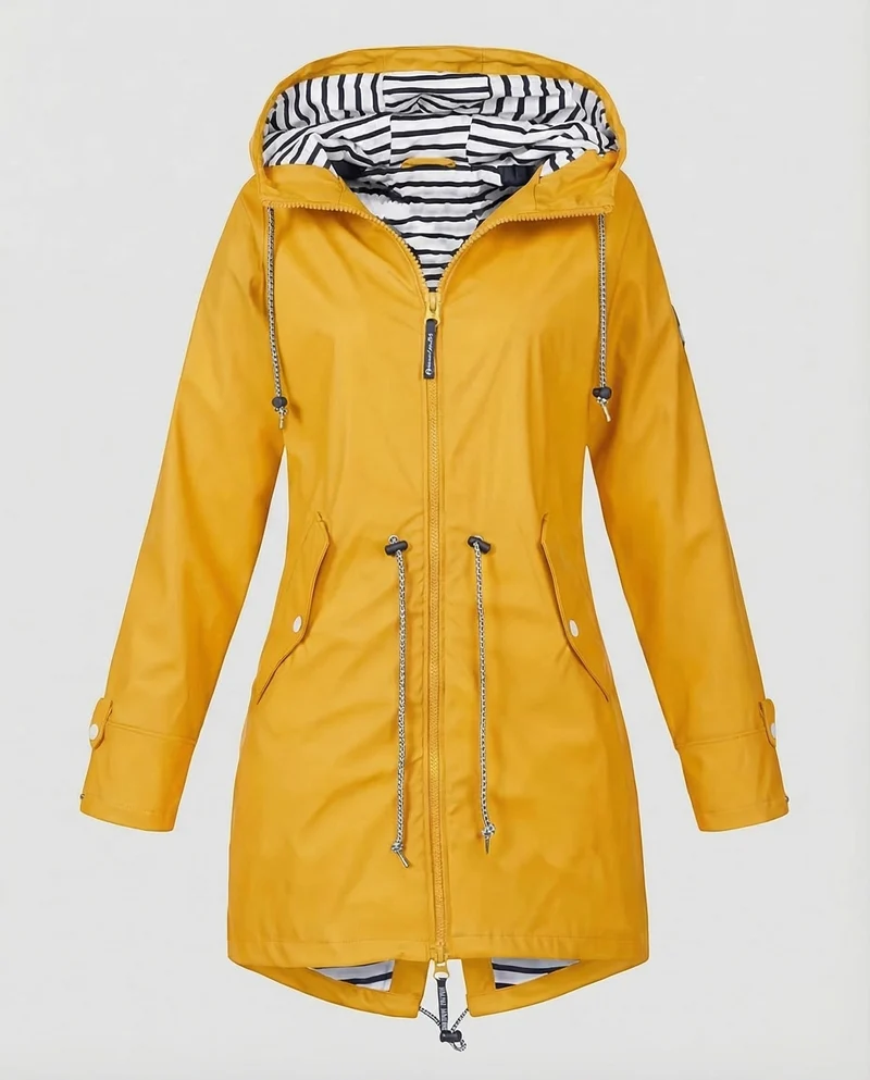 Damen Stylischer Mantel mit Kapuze & Atmungsaktiv