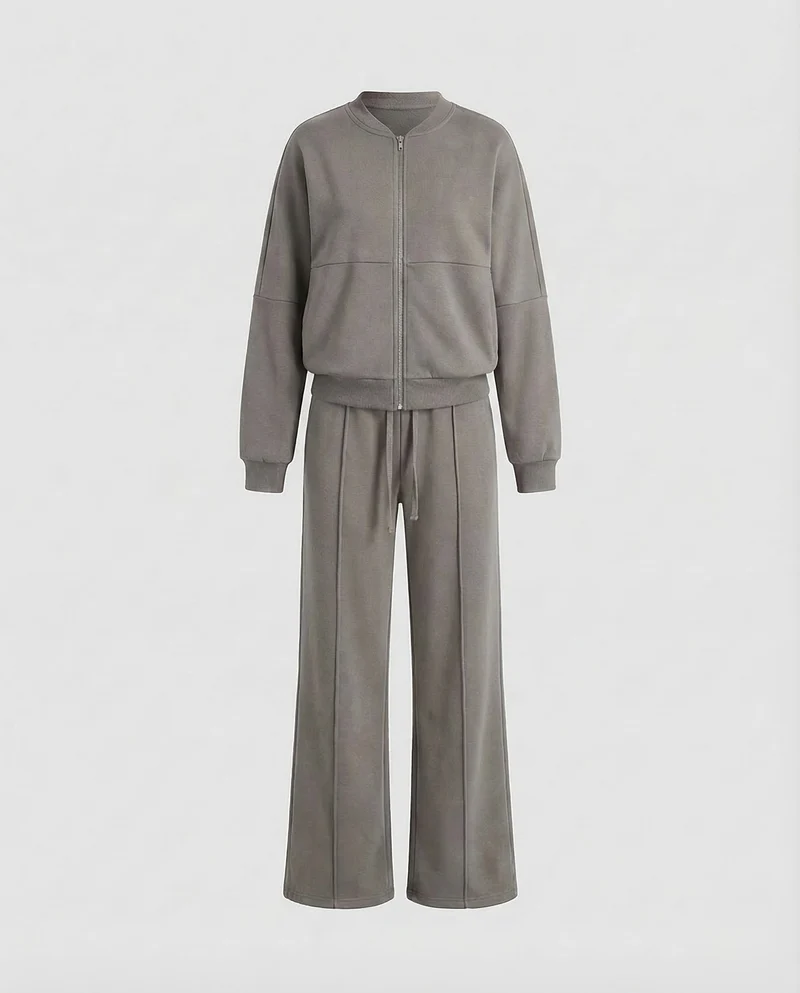 Damen Komfort-Sweat-Zweiteiler Marlenehose