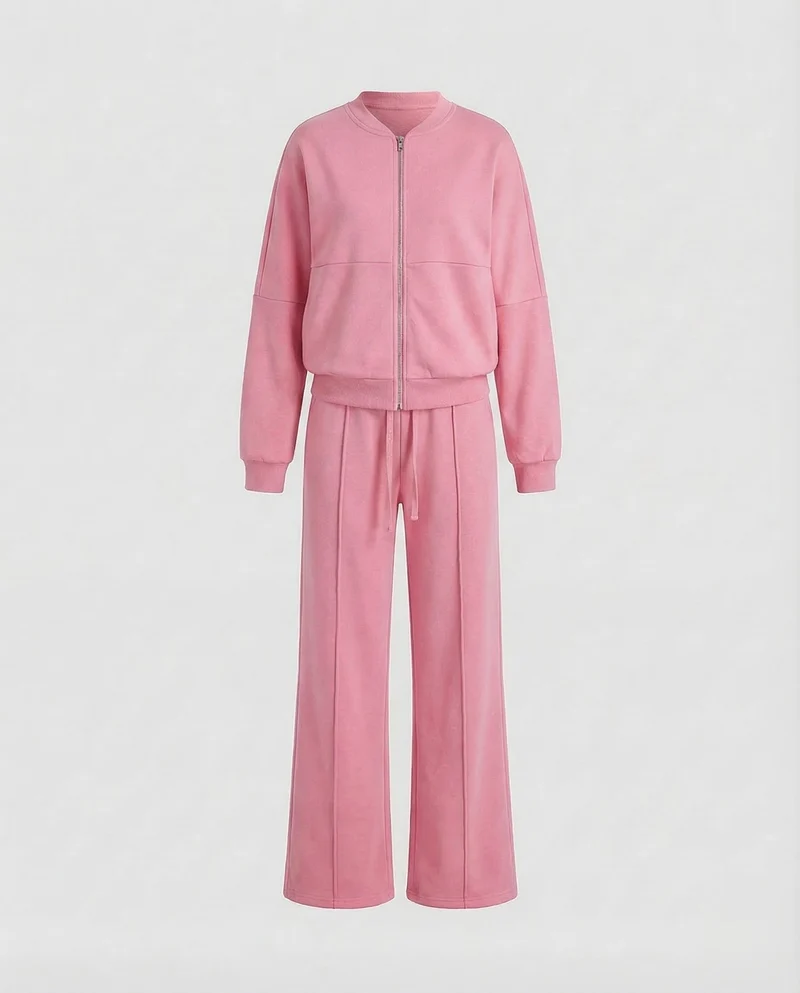 Damen Komfort-Sweat-Zweiteiler Marlenehose