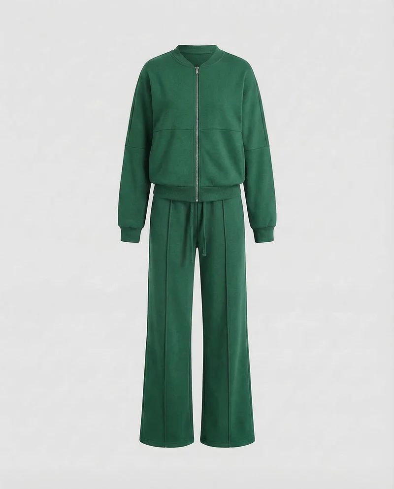 Damen Komfort-Sweat-Zweiteiler Marlenehose