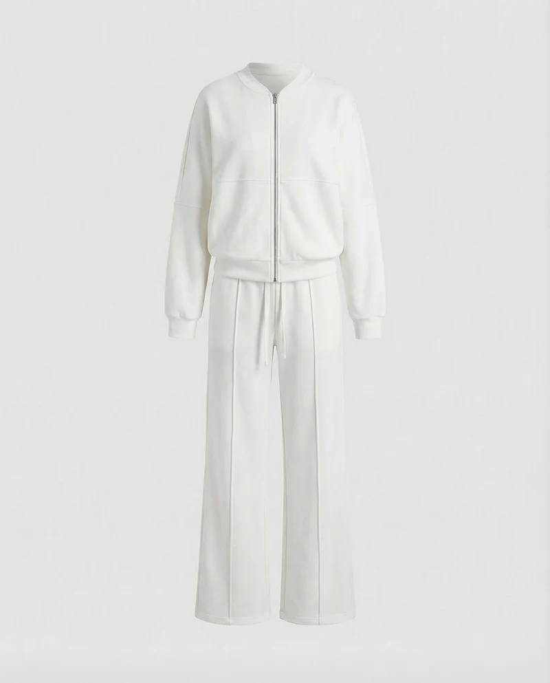 Damen Komfort-Sweat-Zweiteiler Marlenehose