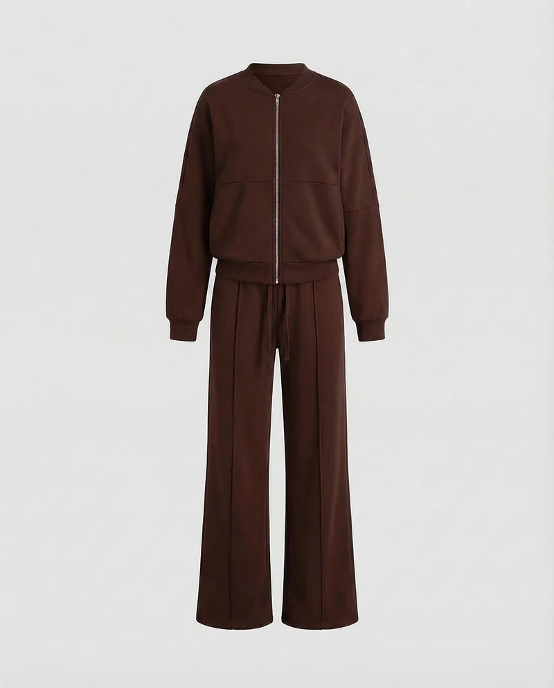 Damen Komfort-Sweat-Zweiteiler Marlenehose