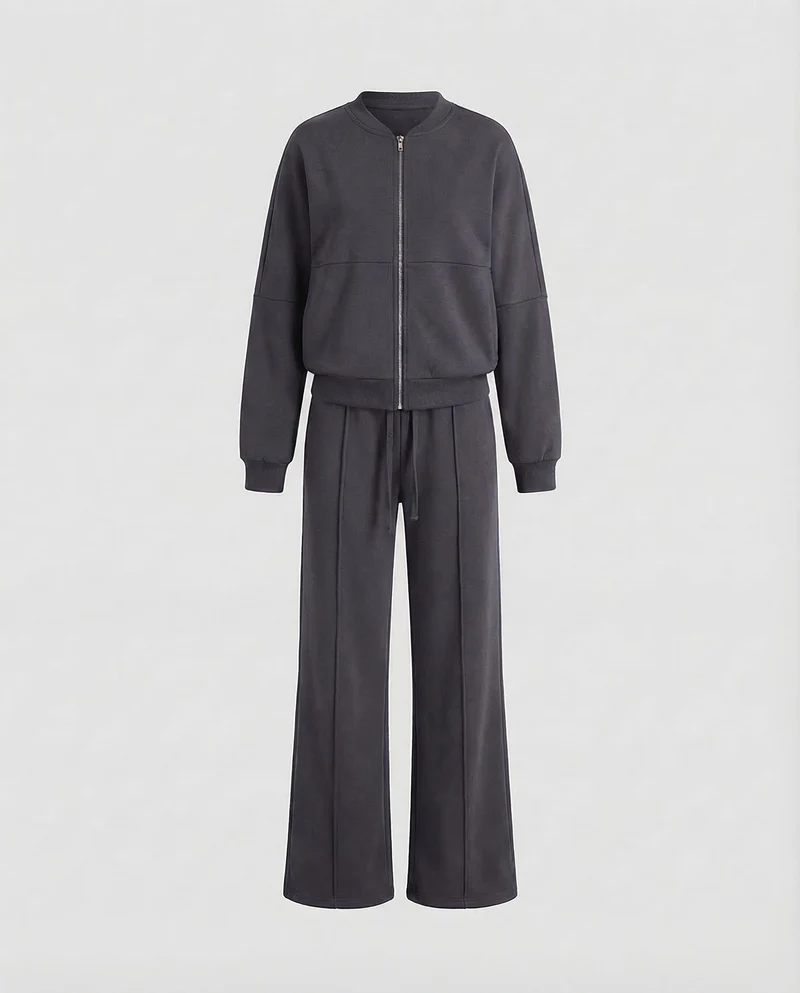 Damen Komfort-Sweat-Zweiteiler Marlenehose