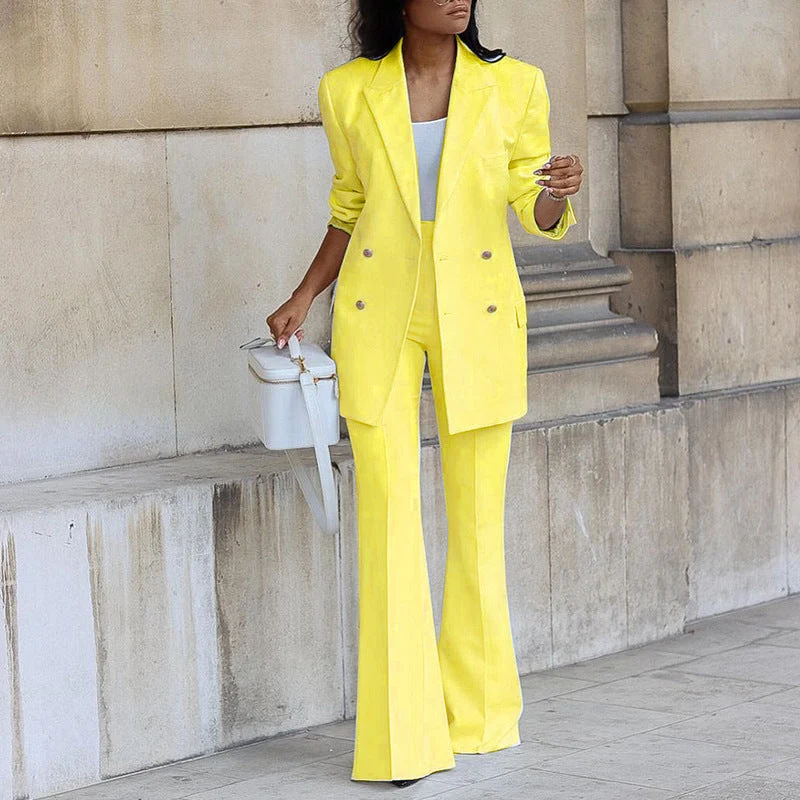 Stilvoller Blazer Satz für Damen mit Hose