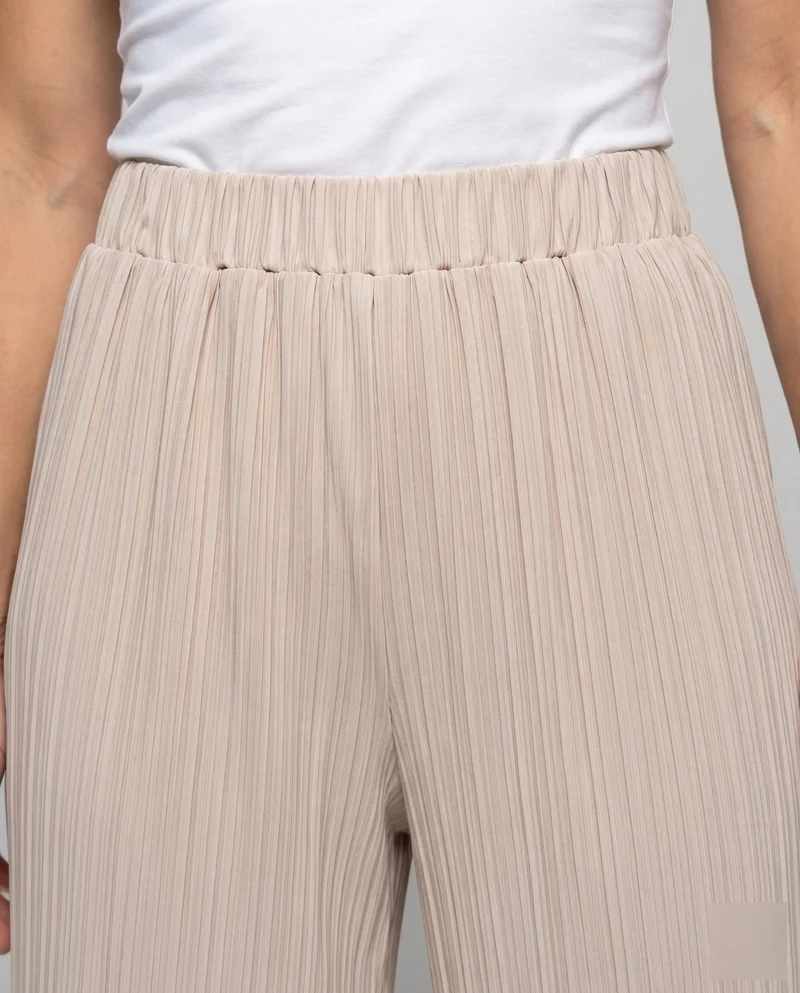 Damen elegante und luftige Plissee-Hose