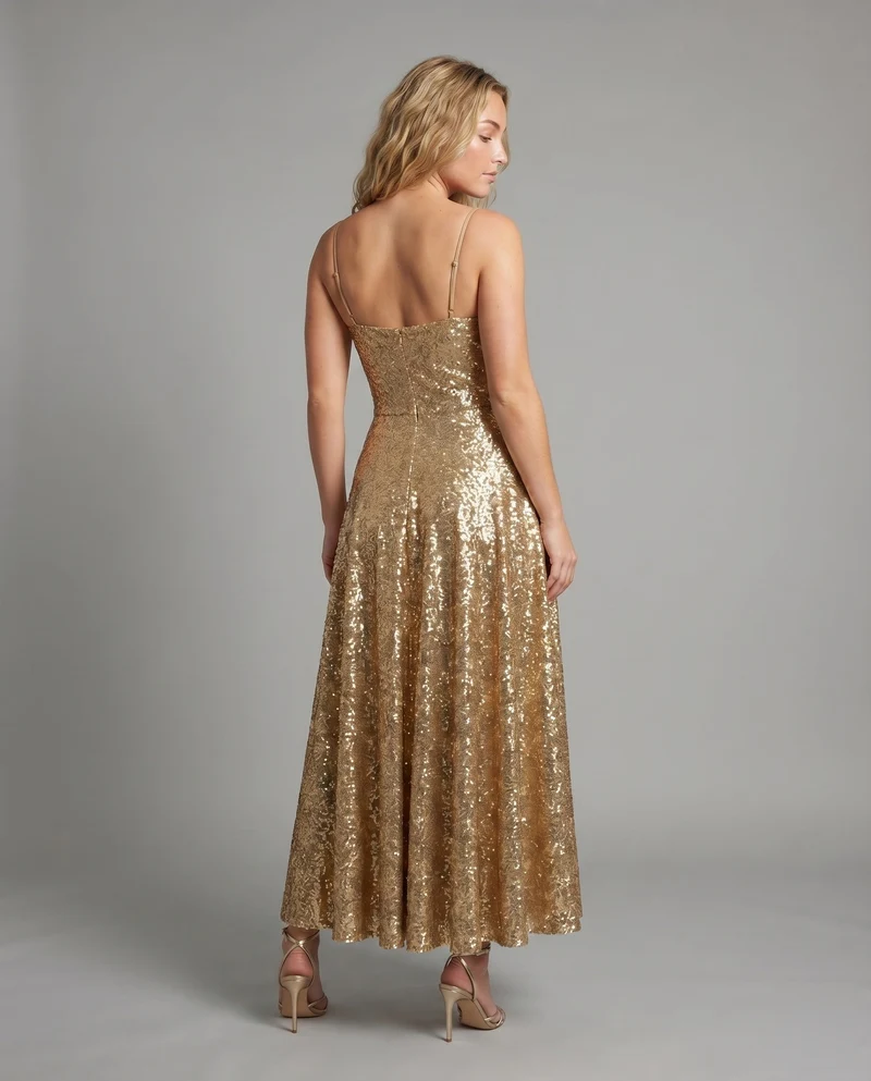 Damen Midikleid Trägerlos Bustier Faltenrock