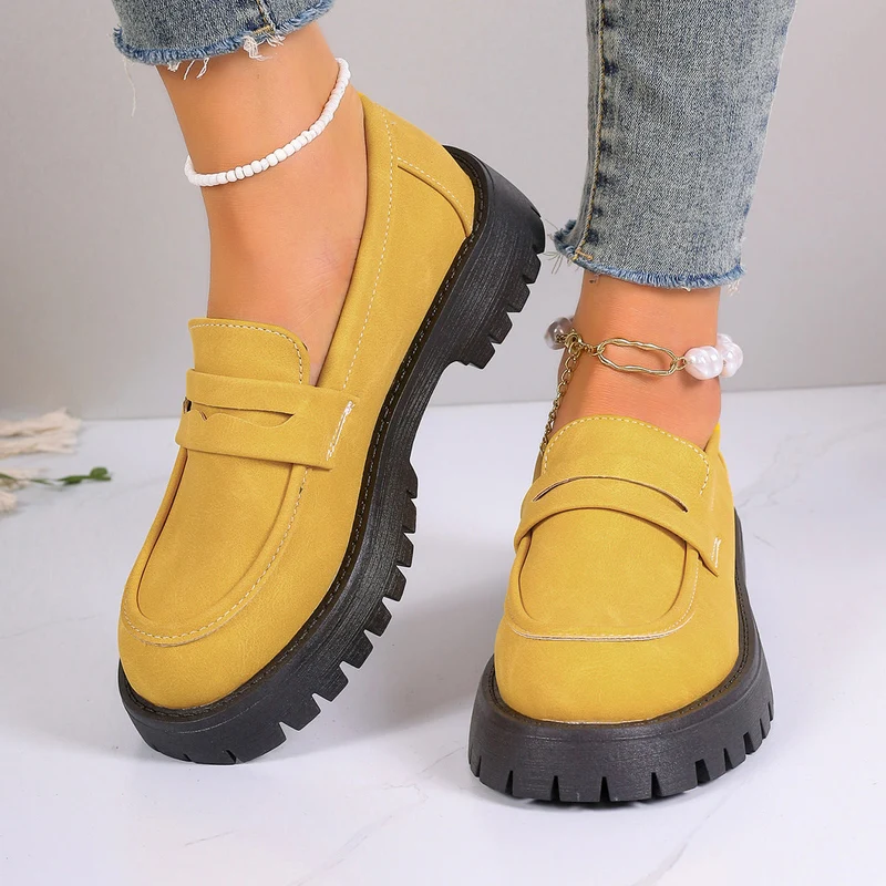 Damen Mokassins mit rutschfester Profilsohle und modischem Wildlederlook Nord Taschen