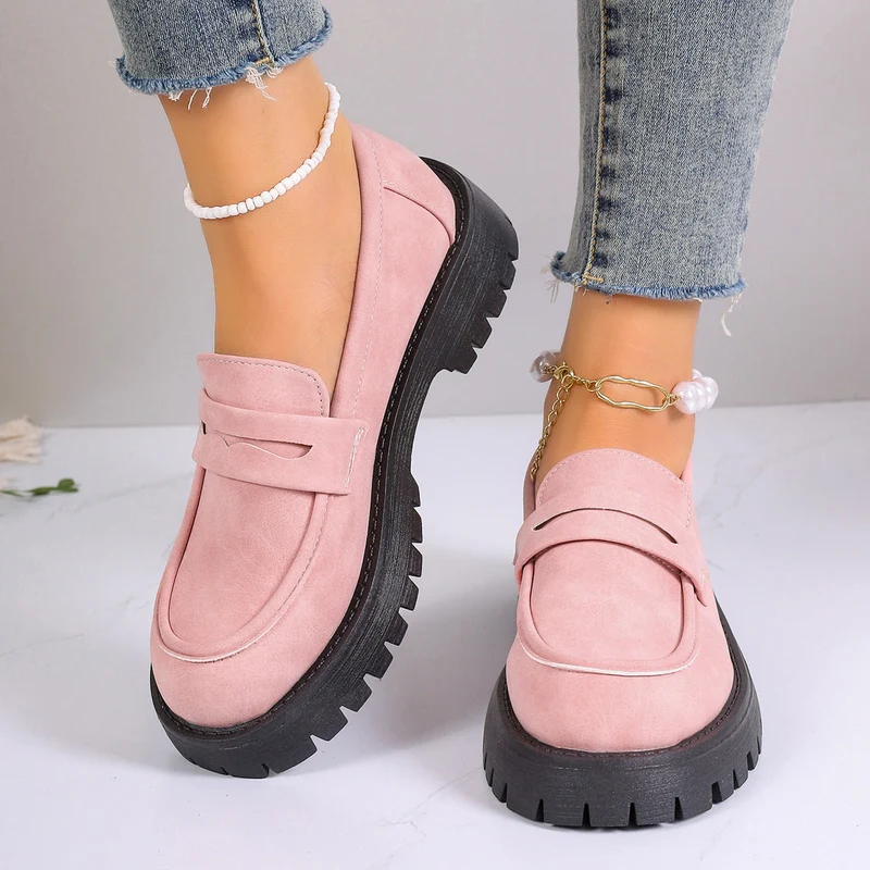 Damen Mokassins mit rutschfester Profilsohle und modischem Wildlederlook Nord Taschen