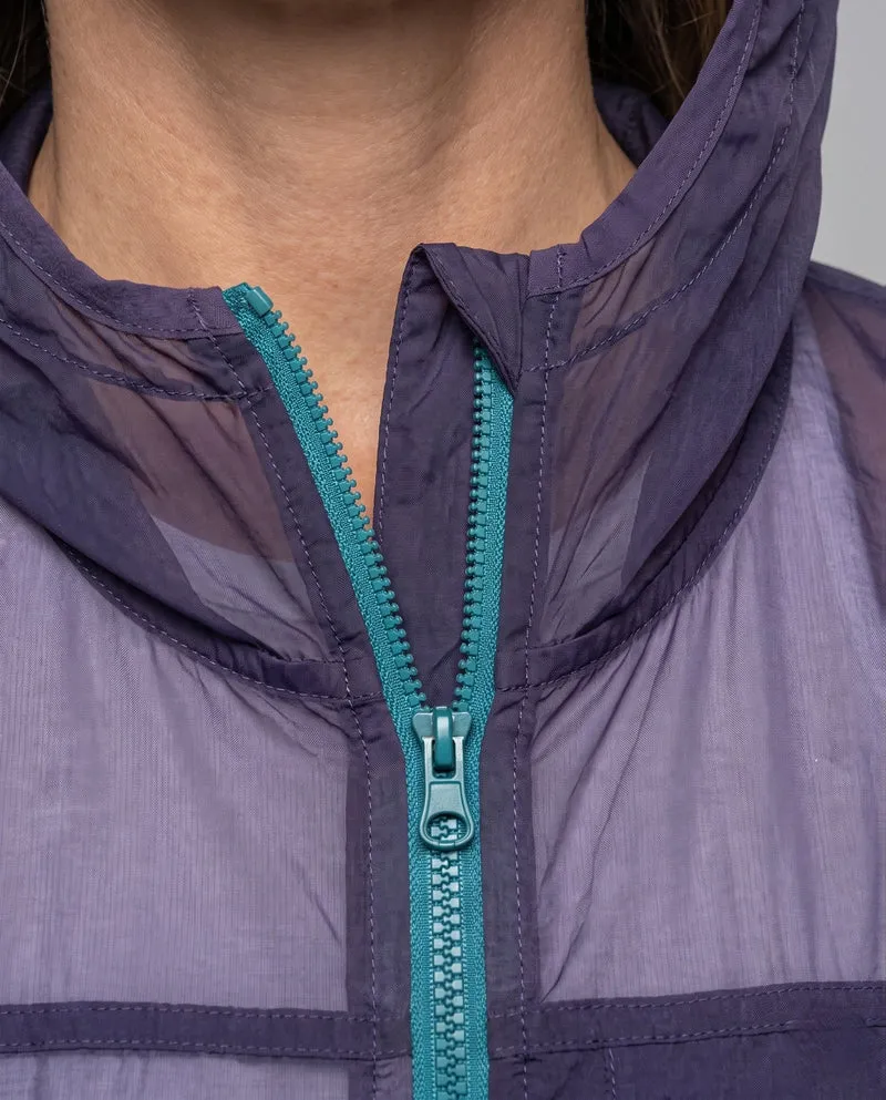 Damen ultraleichte Funktionsjacke mit praktischer Kapuze Nord Taschen