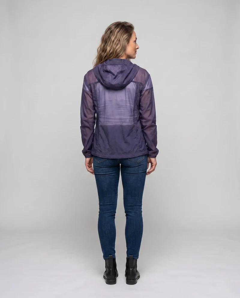 Damen ultraleichte Funktionsjacke mit praktischer Kapuze Nord Taschen