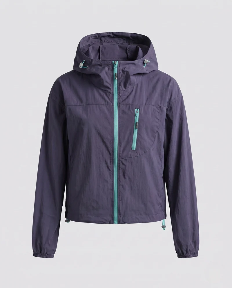 Damen ultraleichte Funktionsjacke mit praktischer Kapuze Nord Taschen