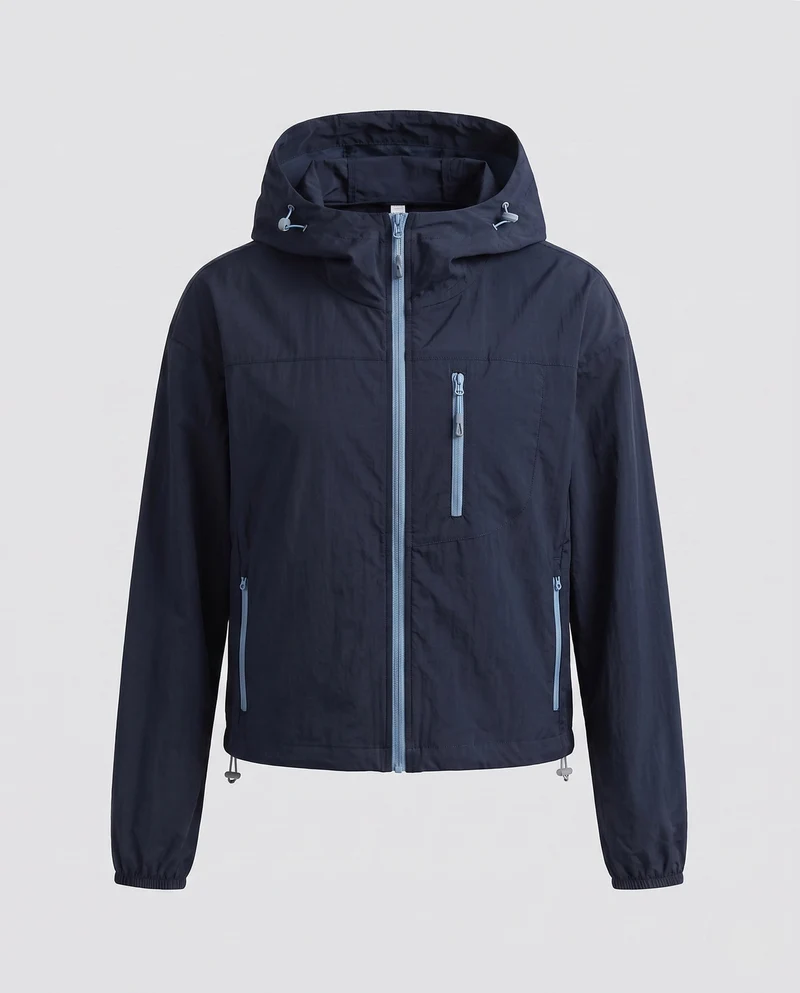 Damen ultraleichte Funktionsjacke mit praktischer Kapuze Nord Taschen