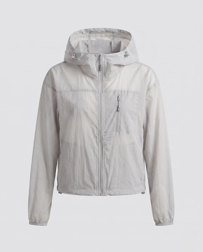 Damen ultraleichte Funktionsjacke mit praktischer Kapuze Nord Taschen
