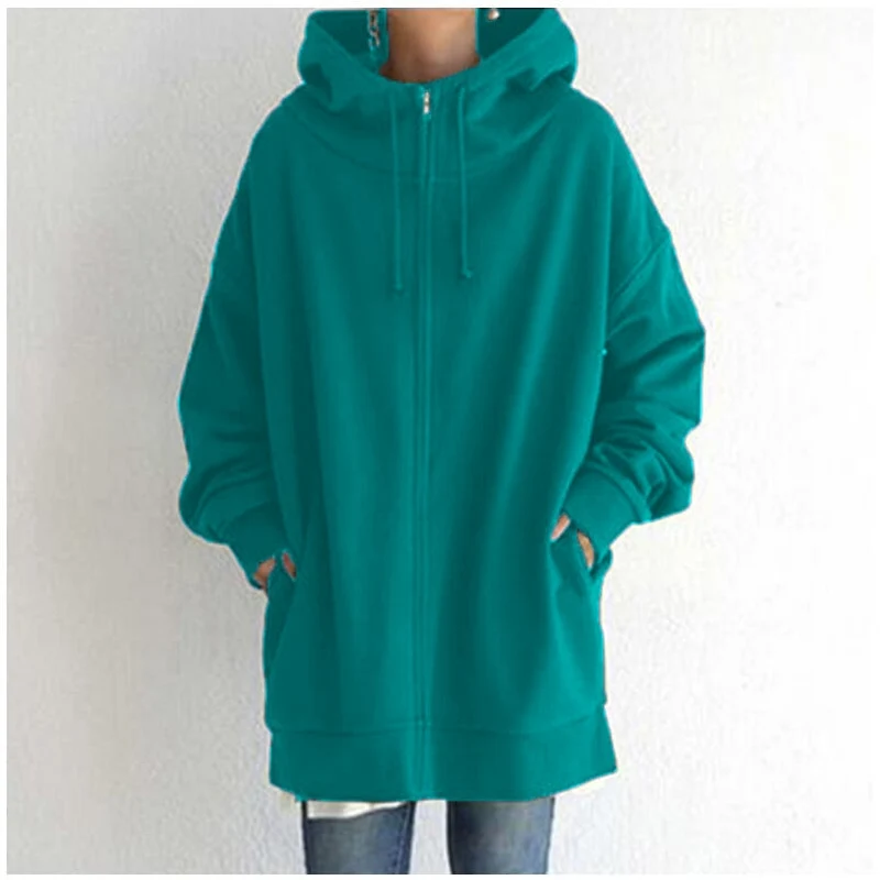 Lange Herbst Strickjacke